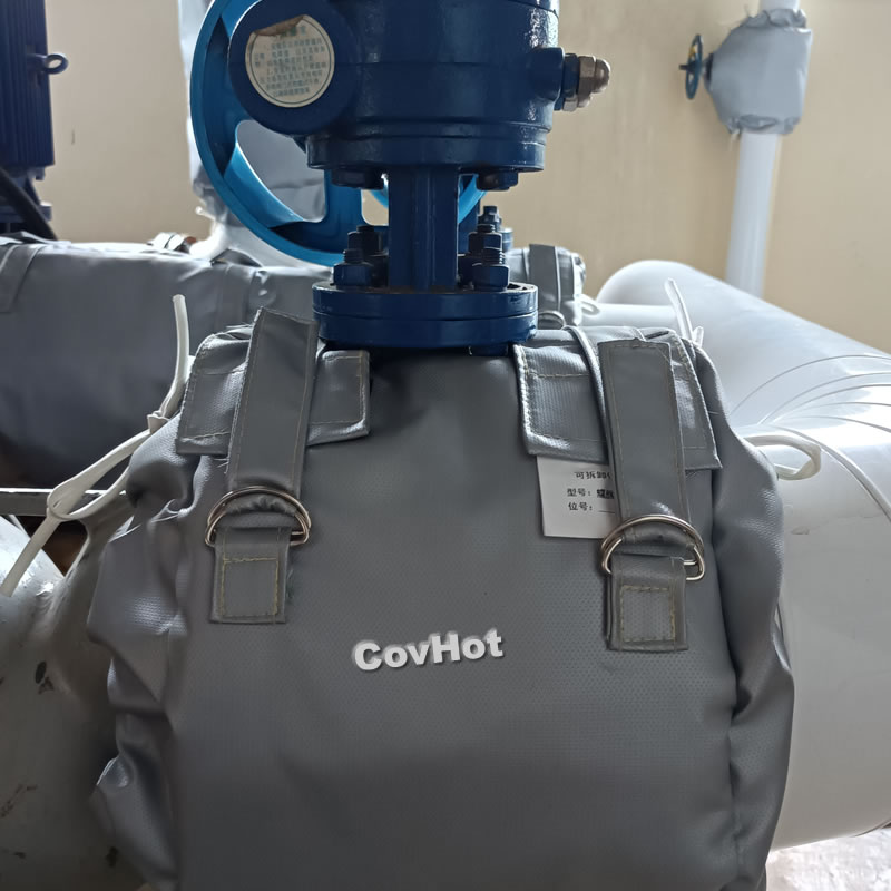 可拆卸蝶閥保溫套 工廠防泄漏隔熱罩 蝶閥防護罩 保溫隔熱效果好